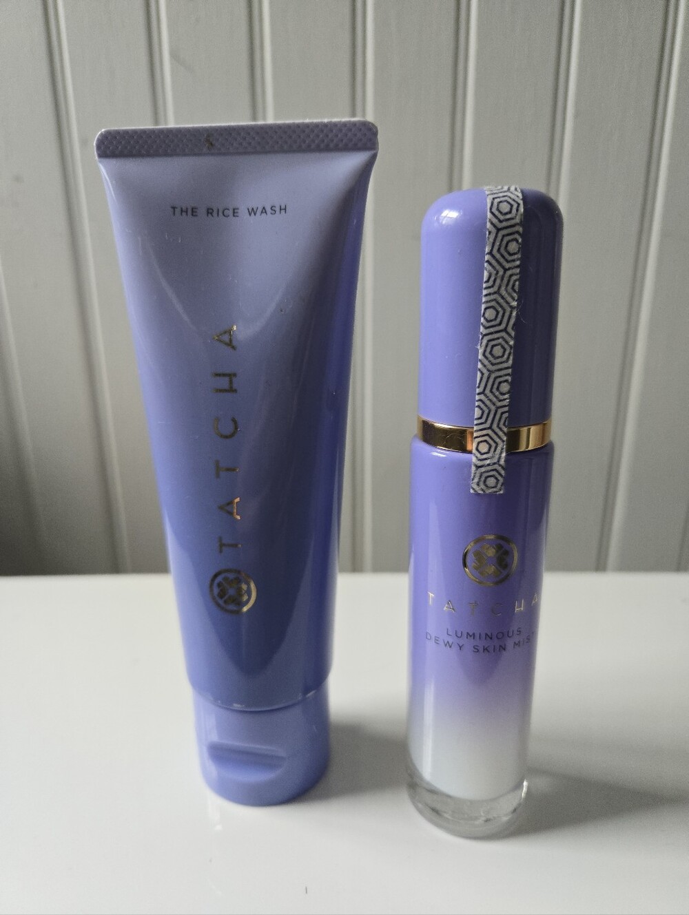 Lot Of 2-Tatcha Rice Wash Cleanser + Dewey Mist